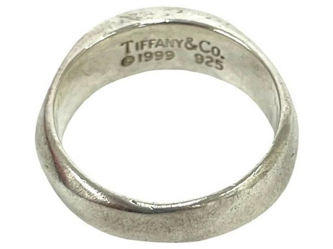 Autre Marque Anello Tiffany Vintage Knife Edge Argento - vista 6