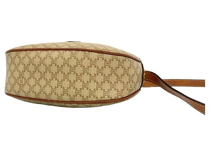 Céline Celine Vintage Macadam Blazon Triomphe Logo Mini Shoulder Bag Braun - Ansicht 8