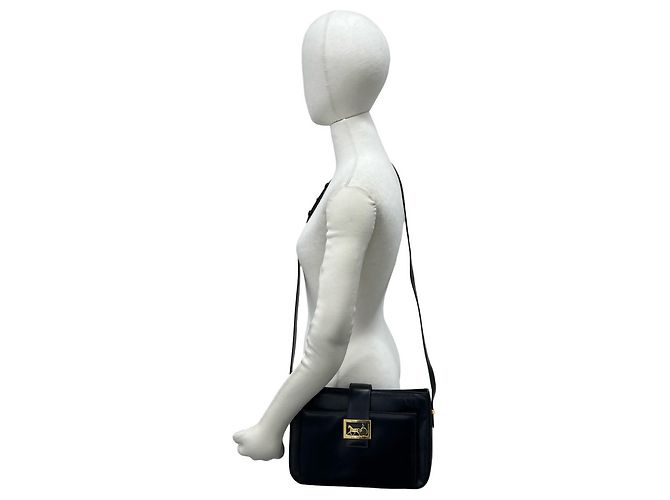 Céline Borsa a tracolla Celine in pelle nera Nero - vista 2