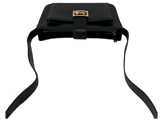 Céline Borsa a tracolla Celine in pelle nera Nero - vista 4