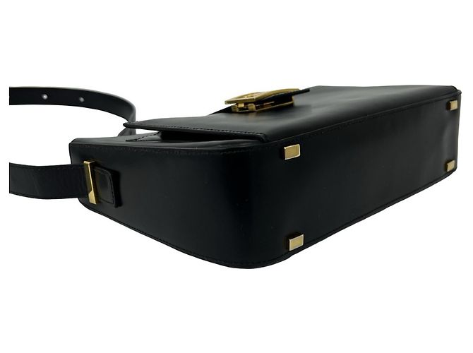 Céline Borsa a tracolla Celine in pelle nera Nero - vista 7
