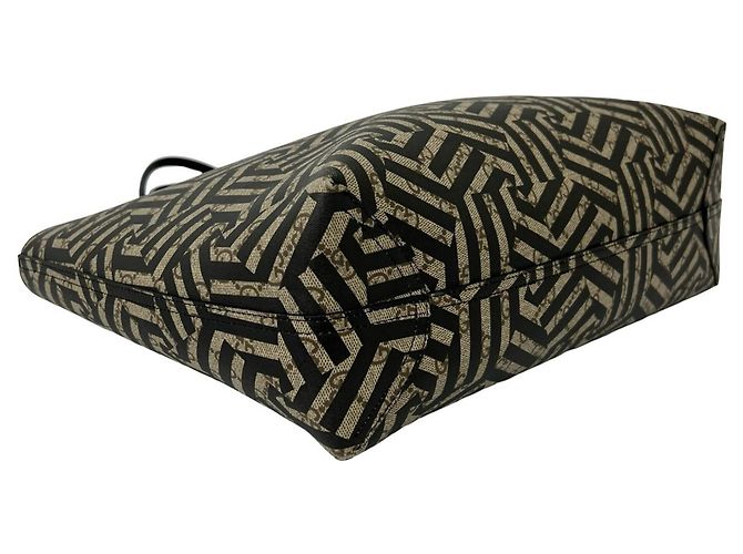 Gucci GG Kaleido Wendbare Tote Bag Braun Schwarz - Ansicht 7