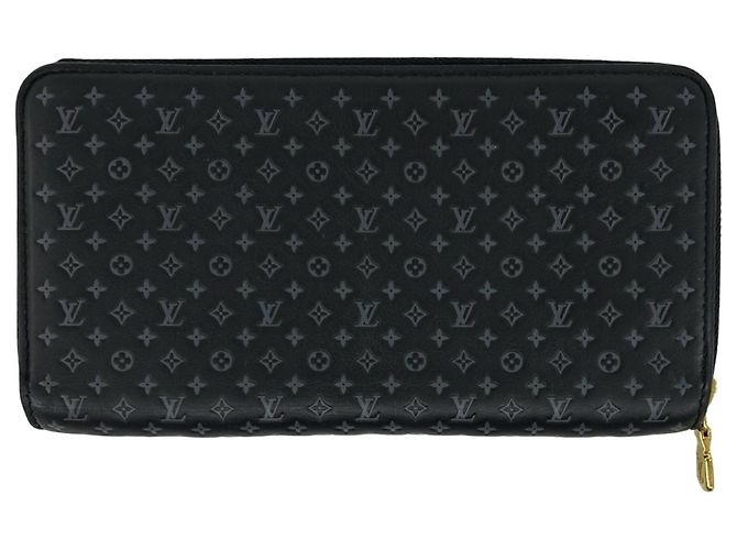 Cartera Zippy Louis Vuitton Nanogram de piel Negro - vista 2