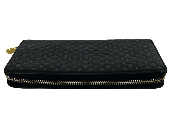 Cartera Zippy Louis Vuitton Nanogram de piel Negro - vista 3