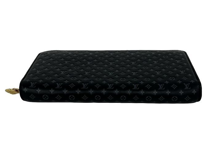 Cartera Zippy Louis Vuitton Nanogram de piel Negro - vista 6