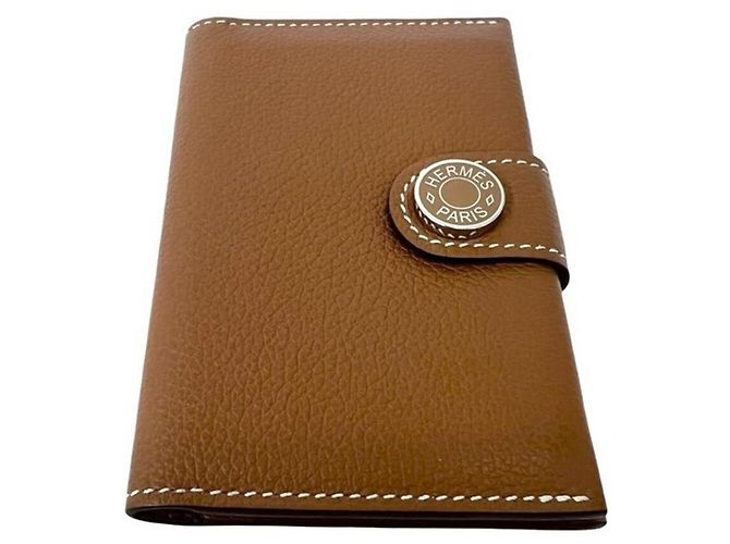 Hermès Hermes Visitenkartenetui aus Evercolor-Leder Braun - Ansicht 5