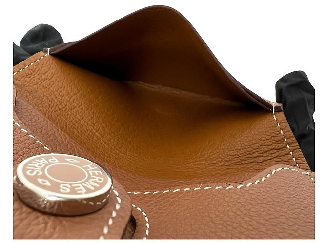 Hermès Hermes Visitenkartenetui aus Evercolor-Leder Braun - Ansicht 8