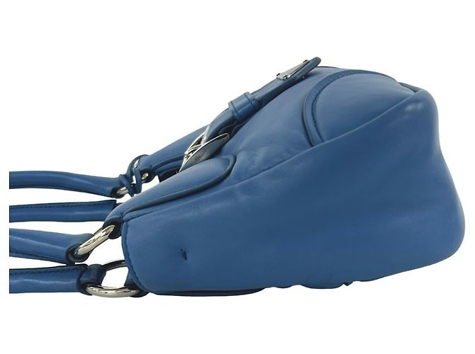Prada Re-Edition 2002 2-Way Schultertasche Blau - Ansicht 5