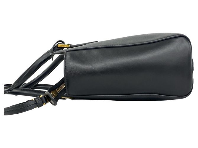 Tote Borsa a tracolla in pelle con logo Prada Nero - vista 5