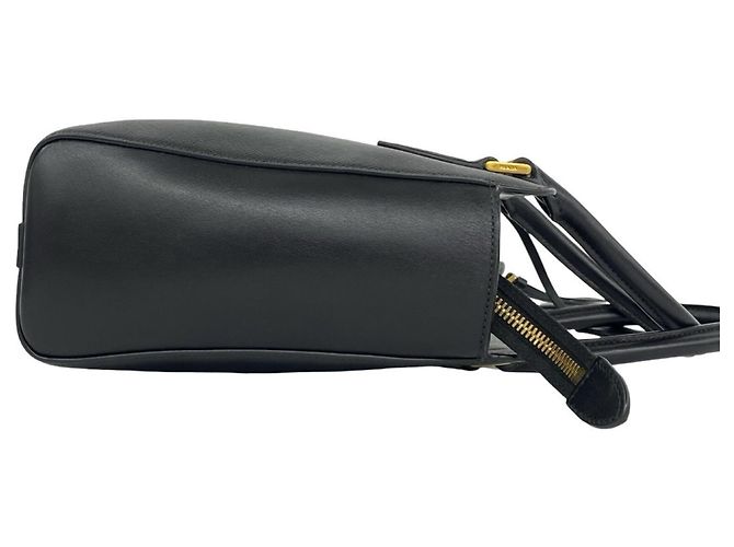 Tote Borsa a tracolla in pelle con logo Prada Nero - vista 6