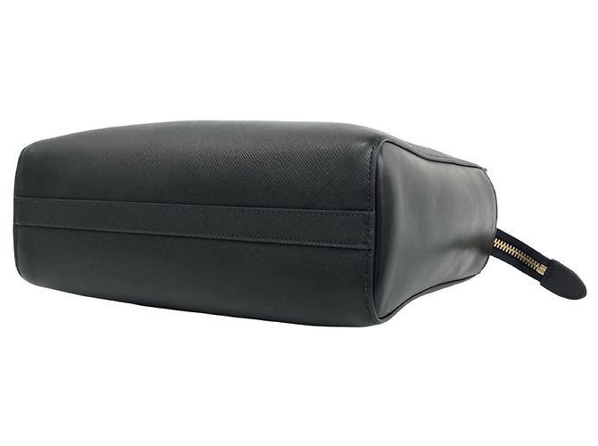 Tote Borsa a tracolla in pelle con logo Prada Nero - vista 8