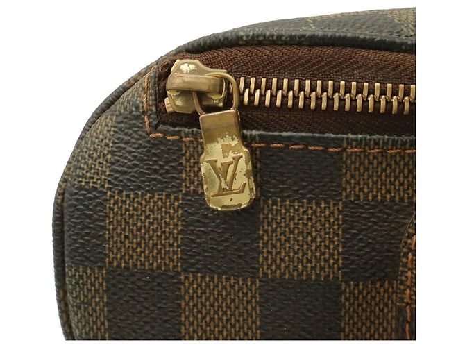 Bumbag Sac banane Louis Vuitton Damier Melville Marron Damier ebène - vue 6