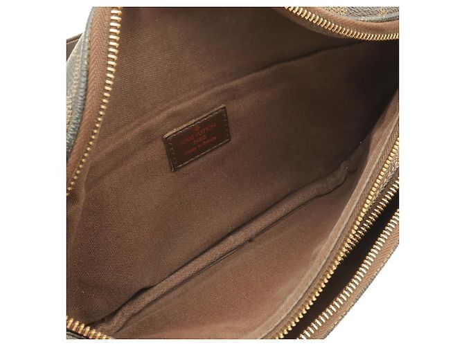 Bumbag Sac banane Louis Vuitton Damier Melville Marron Damier ebène - vue 7