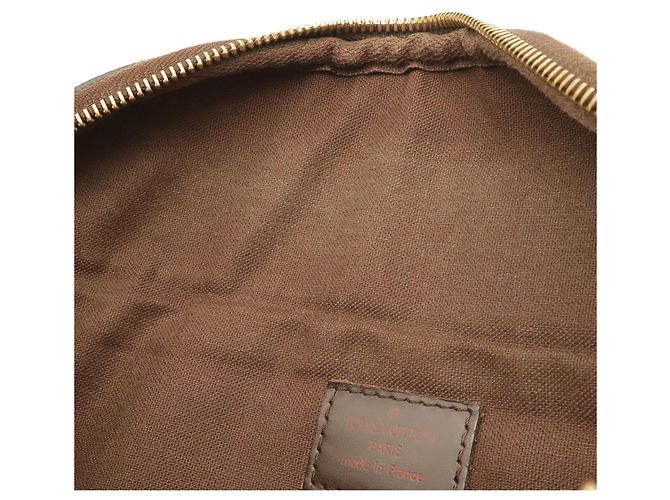 Bumbag Sac banane Louis Vuitton Damier Melville Marron Damier ebène - vue 8