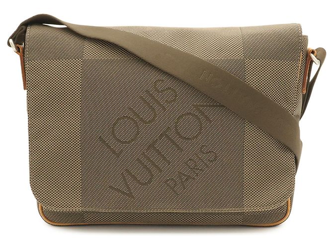 Borsa Louis Vuitton Damier Geant Petit Messager Cachi - vista 2