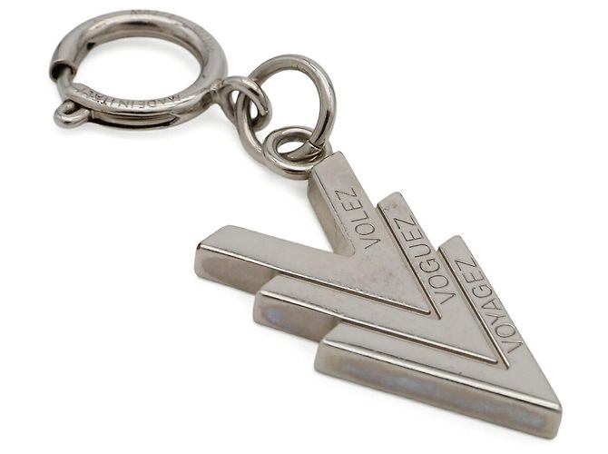 Louis Vuitton Triple V Anhänger-Halskette Silber - Ansicht 3