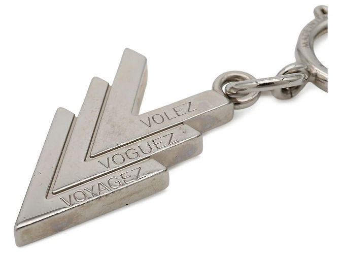 Louis Vuitton Triple V Anhänger-Halskette Silber - Ansicht 4