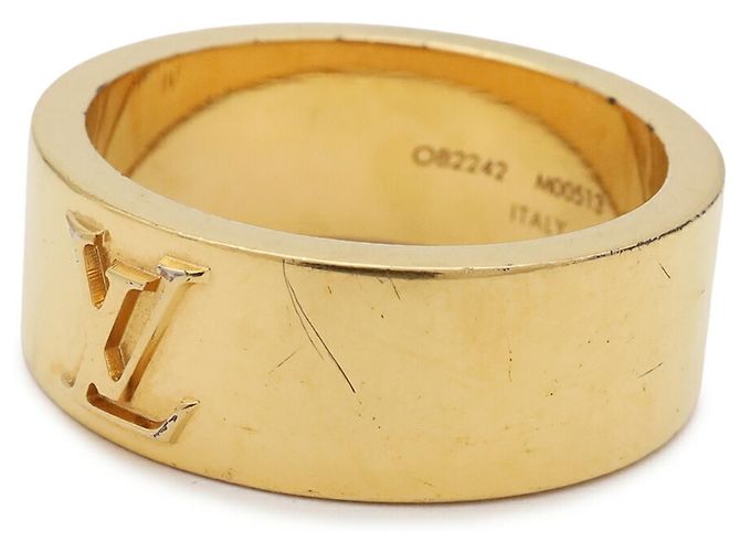 Anello a Fascia Placcato Oro Louis Vuitton D'oro - vista 4