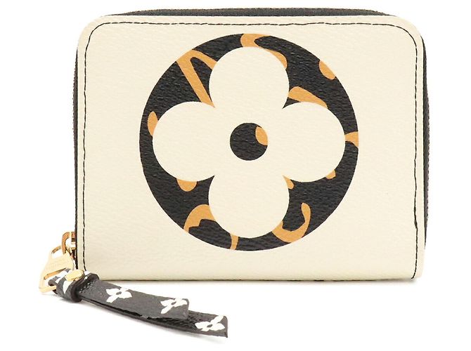 Monedero Zippy Louis Vuitton Monogram Jungle Blanco roto Monograma - vista 2