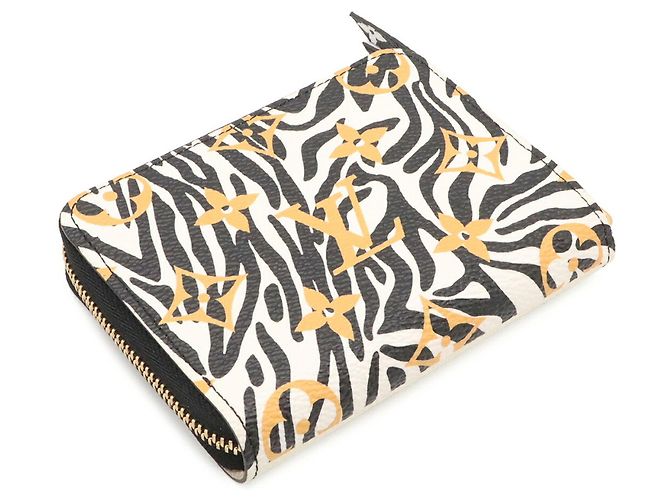 Monedero Zippy Louis Vuitton Monogram Jungle Blanco roto Monograma - vista 3