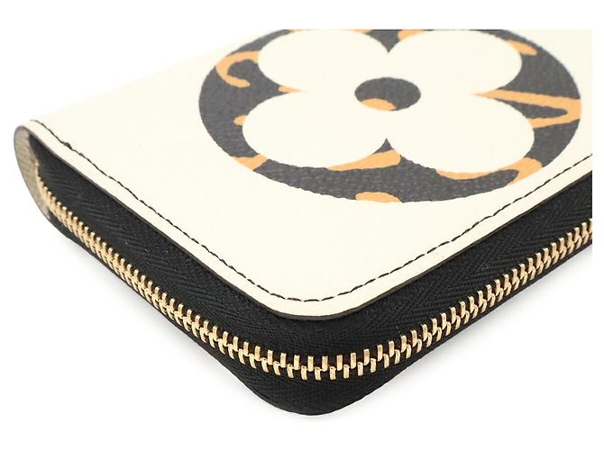 Monedero Zippy Louis Vuitton Monogram Jungle Blanco roto Monograma - vista 4