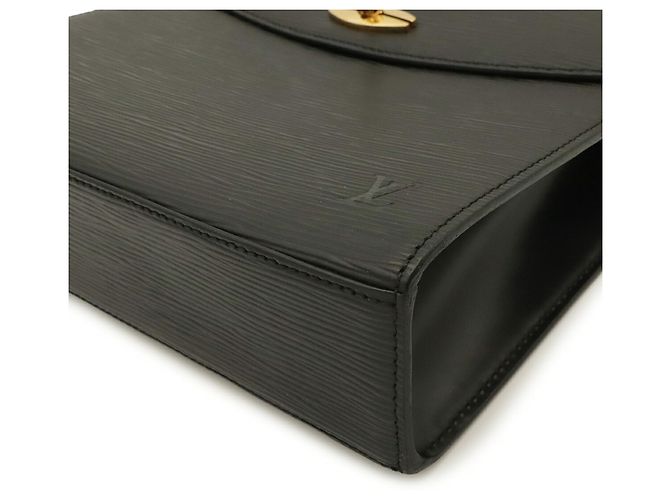 Borsa Louis Vuitton Epi Malesherbes Nero - vista 4