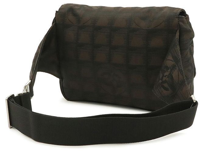 Chanel New Travel Line Gürteltasche Dunkelbraun - Ansicht 3