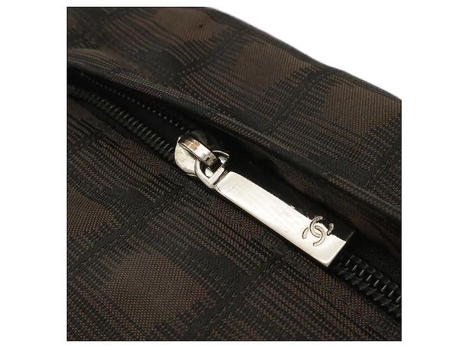 Chanel New Travel Line Gürteltasche Dunkelbraun - Ansicht 7