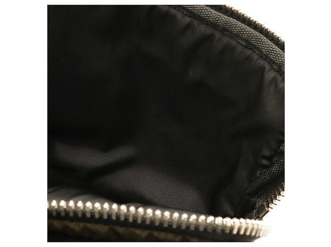 Sac à dos Prada Tessuto avec poches et détails en caoutchouc Noir Vert Kaki - vue 9
