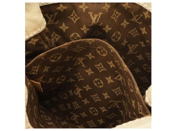Borsa Tote Louis Vuitton Cruise Line Globe Shopper PM Blu Giallo - vista 8