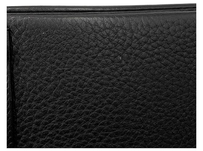 Hermès Borsa Hermes Birkin 30 in pelle Taurillon Clemence nera Nero - vista 13