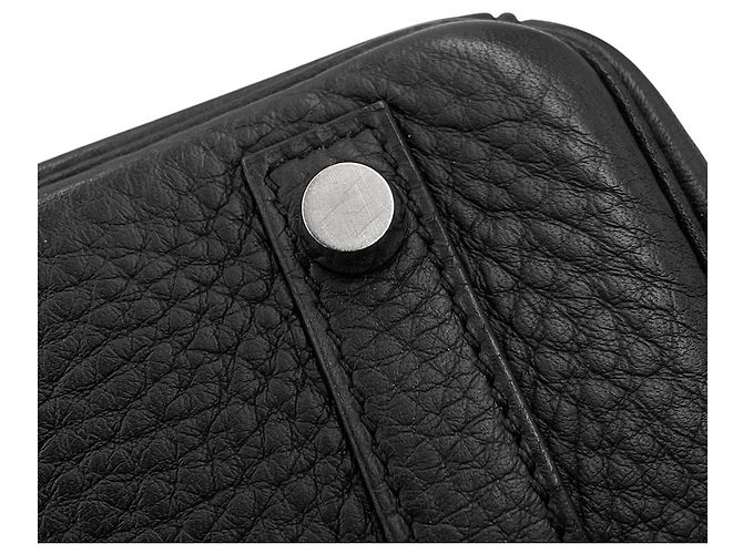 Hermès Borsa Hermes Birkin 30 in pelle Taurillon Clemence nera Nero - vista 14