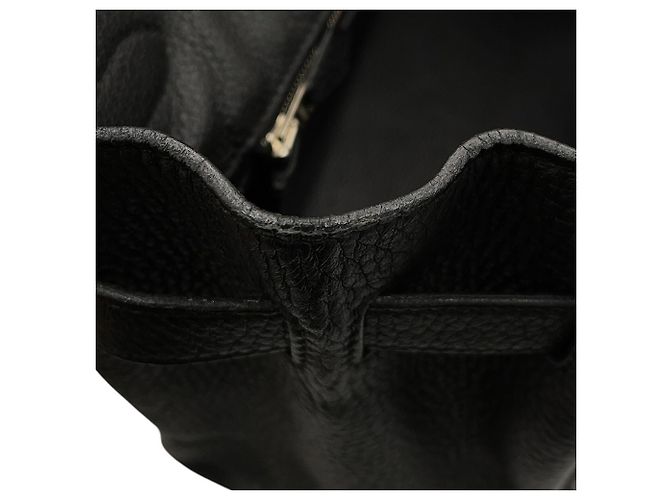 Hermès Borsa Hermes Birkin 30 in pelle Taurillon Clemence nera Nero - vista 17