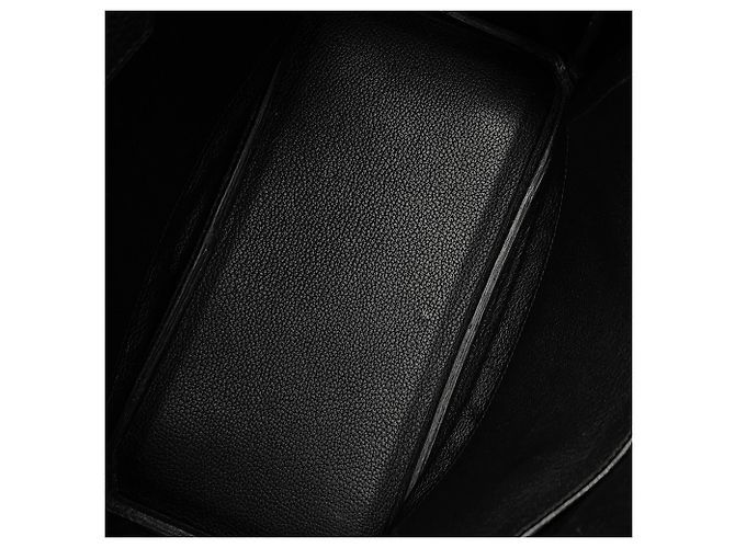 Hermès Borsa Hermes Birkin 30 in pelle Taurillon Clemence nera Nero - vista 8
