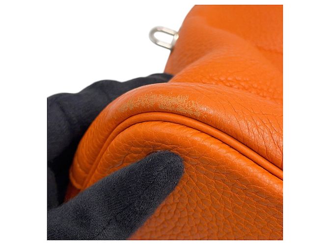 Hermès Hermes Bolide 31 Handtasche Orange - Ansicht 7