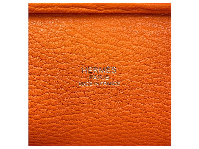 Hermès Borsa Hermes Plume Mini in Orange Arancione - vista 11