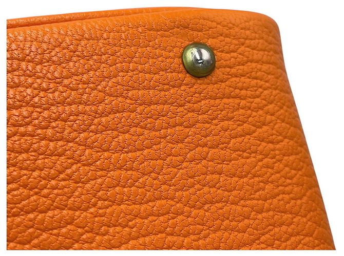 Hermès Borsa Hermes Plume Mini in Orange Arancione - vista 8