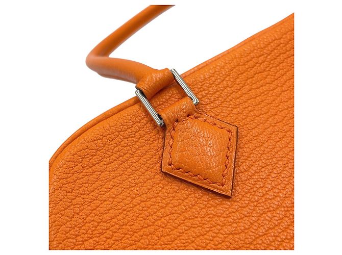 Hermès Borsa Hermes Plume Mini in Orange Arancione - vista 9
