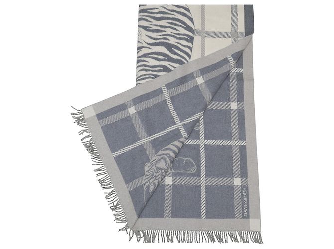 Hermès Hermes Plaid Jacquard Tigre Altai Blanket - view 2
