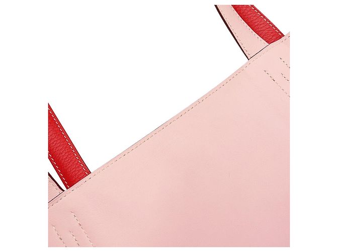 Hermès Borsa Hermes Kara Double Sens in Rose Sakura Rosa - vista 8