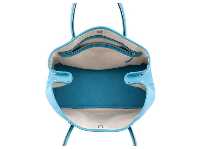 Hermès Hermes Garden PM Tote Bag Blau - Ansicht 5