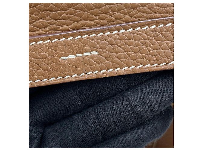 Hermès Bolsa Hermes Kara em couro Alezan Marrom - vista 12