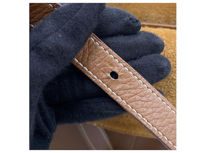 Hermès Bolsa Hermes Kara em couro Alezan Marrom - vista 14