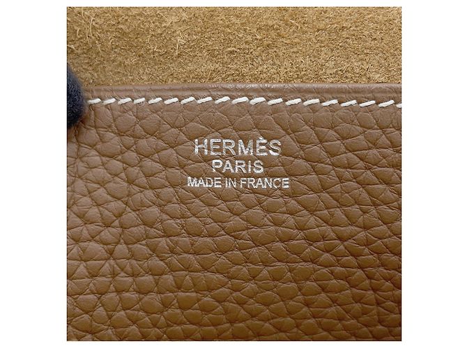 Hermès Bolsa Hermes Kara em couro Alezan Marrom - vista 16