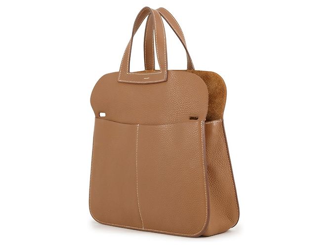 Hermès Bolsa Hermes Kara em couro Alezan Marrom - vista 2
