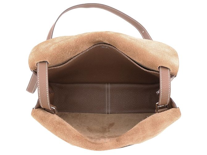Hermès Bolsa Hermes Kara em couro Alezan Marrom - vista 6