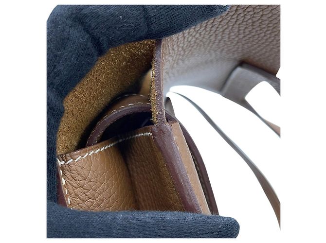 Hermès Bolsa Hermes Kara em couro Alezan Marrom - vista 8