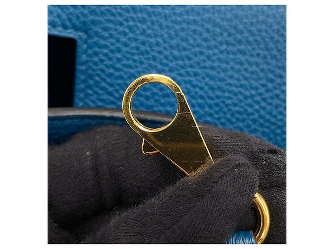 Hermès Hermes Kelly 28 Handtasche Blau - Ansicht 12