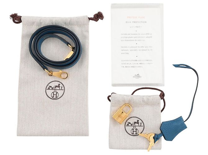 Hermès Hermes Kelly 28 Handtasche Blau - Ansicht 15