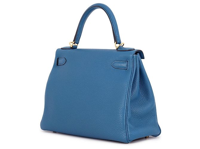 Hermès Hermes Kelly 28 Handtasche Blau - Ansicht 2